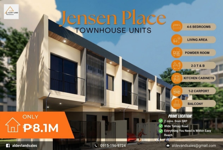 Discover Your Dream Home at Jensen Place, Talisay City!